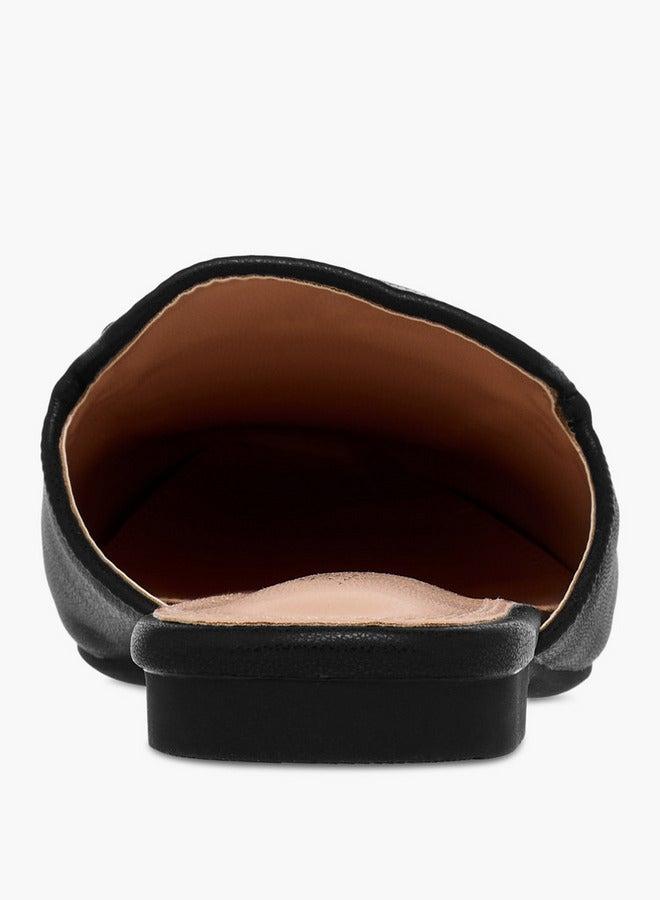 Celeste Women's Metal Accent Slip-On Mules - Image 5