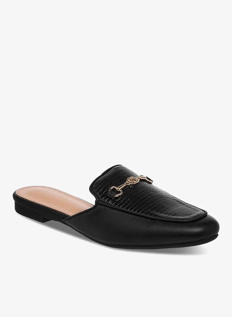 Celeste Women's Metal Accent Slip-On Mules