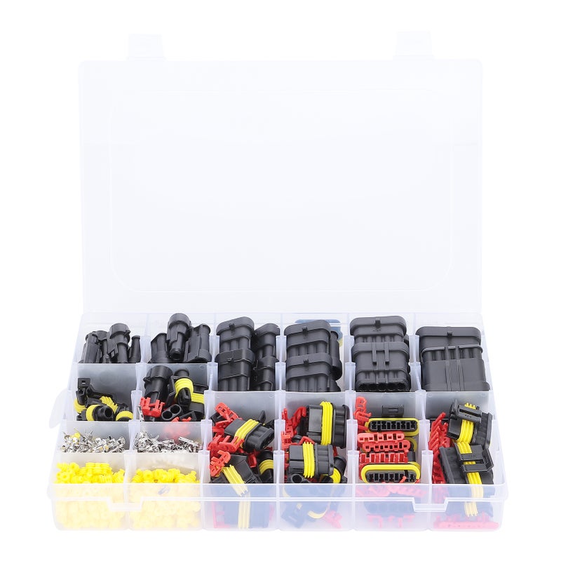 708Pcs Waterproof Car Wire Connector Copper Plug 1/2/3/4/5/6 Hole for Lighting Electronics - Image 4
