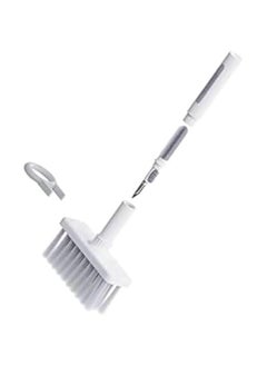 Cleaning Soft Brush Keyboard Cleaner 5-in-1 Multi-Function Computer Cleaning Tools Kit Corner Gap Duster Keycap Puller for Bluetooth Earphones LEGO Laptop Airpods Pro Camera Lens (Grey)
