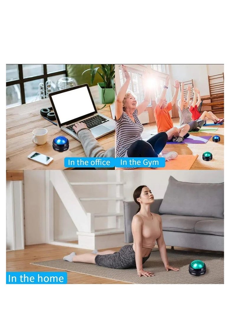 Generic 2-Pack Manual Massage Balls  Roller Back Massager Great for Relax and Therapy  Deep Tissue Tool to Relief Full Body  Sore Muscle  Neck  Shoulders Feet  Joint Pain Stiffness(Blue)  - Image 5