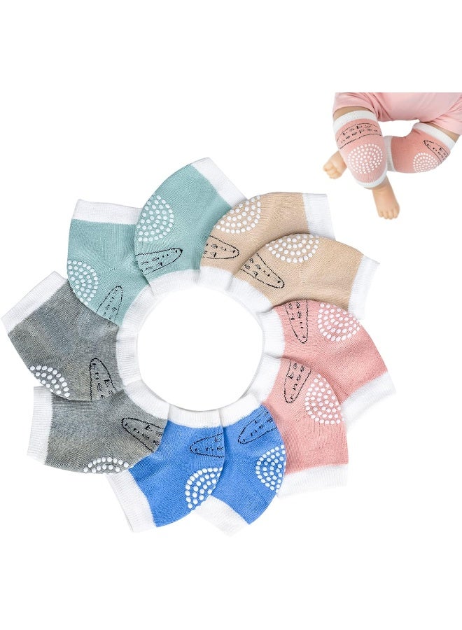 BOSONER Baby Crawling Anti-Slip Knee Pads,Unisex Baby Toddlers Kneepads 5 Pairs - Image 1