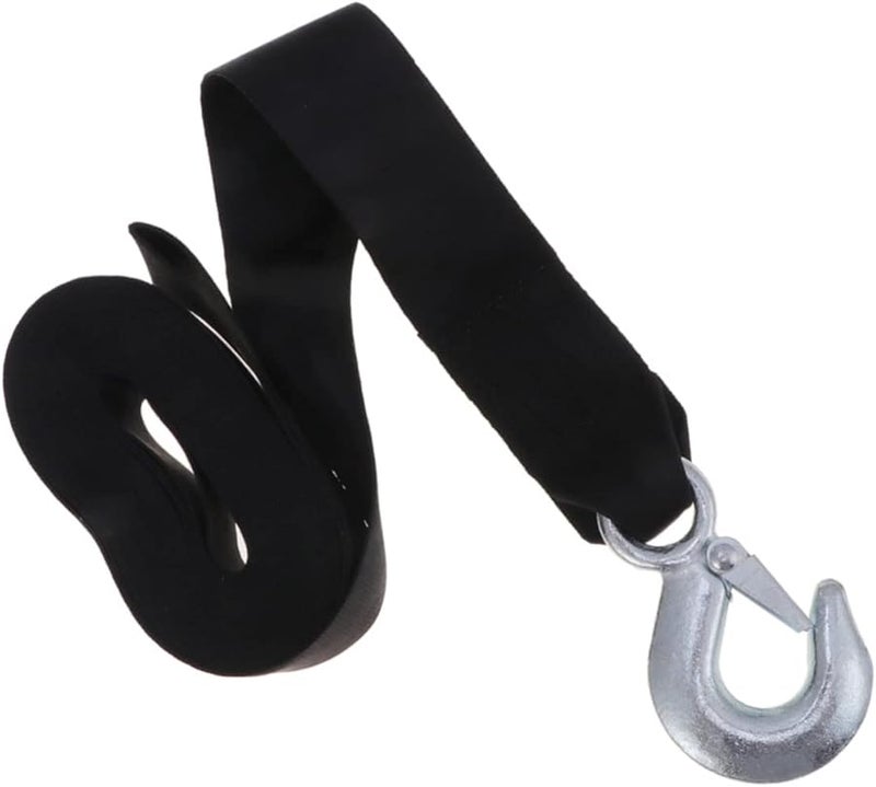 Heavy Duty Nylon Tow Strap with Snap Hooks 2 Inch x 20 Feet - Image 1