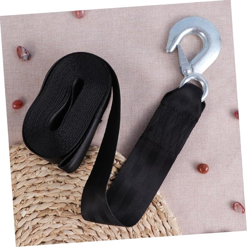 Heavy Duty Nylon Tow Strap with Snap Hooks 2 Inch x 20 Feet - Image 4