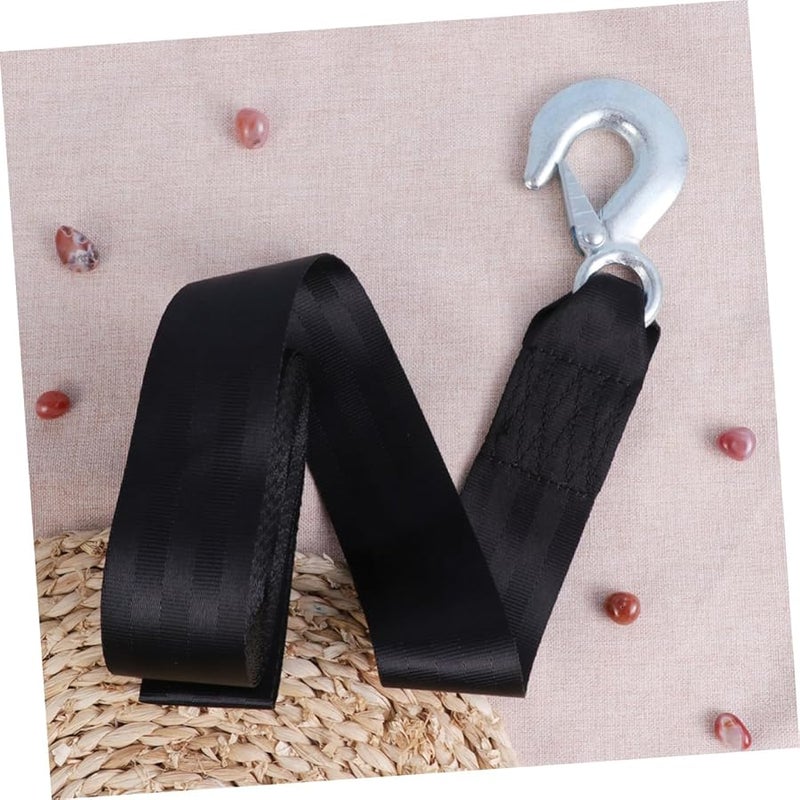 Heavy Duty Nylon Tow Strap with Snap Hooks 2 Inch x 20 Feet - Image 3