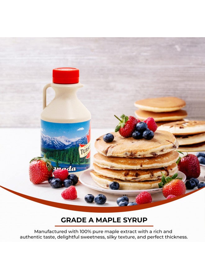 TURKEY HILL SUGARBUSH Turkey Hill Premium Canadian Quebec Gold Medal Maple Syrup Grade A Robust Dark 16.9 Fl Oz Jug  - Image 2