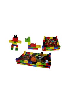 RBWTOYS RBW Toys Jumbo Blocks Building Sets Colorful Interlocking Blocks Set in Puzzle Games,Jumbo Building Blocks Set includes 50 durable plastic blocks in 4 different colors RW-16645  - Image 2