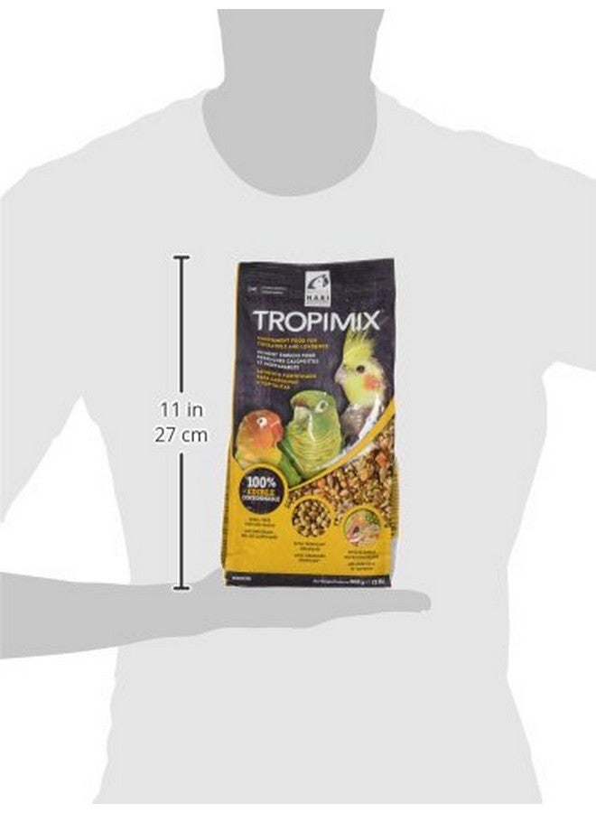 Hari Hagen Tropimix Enrichment Food for Cockatiels & Lovebirds, 2 lb. - HARI Parrot Food with Seeds, Fruit, Nuts, Vegetables, Grains, and Legumes - Image 3
