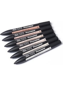 Winsor Newton Promarker Pen Set 6 Color Skintones Set Skin Color Tones  - Image 2