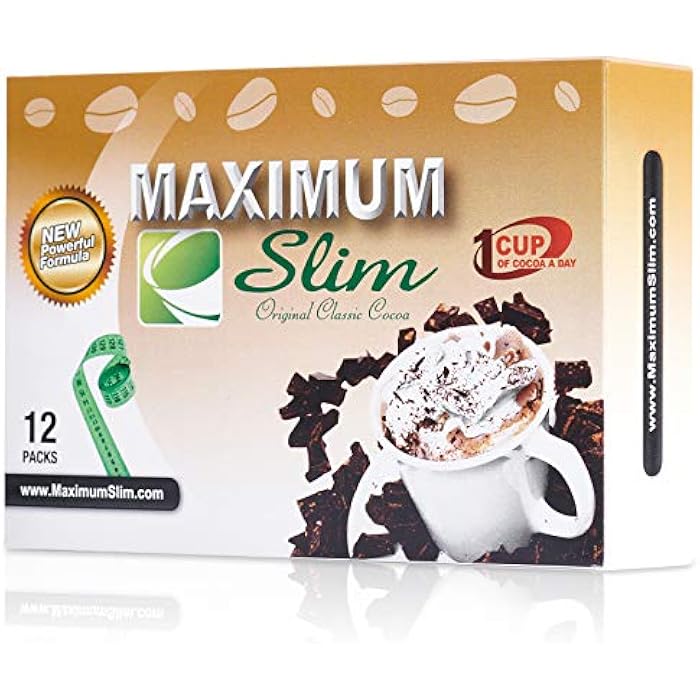 Maximum Slim Premium Instant Cocoa – Creamy, Delicious 4-in-1 Formula with Natural Herbal Extracts for Energy & Vitality, Maximum Satisfaction & Taste. No Side Effects (Laxative-Free) –USA Made, 12 Ct - Image 4