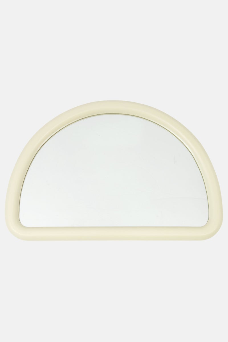 Muy Mucho Mirror 32 L x 21,5 H x 2 W cm, Cream - Image 1