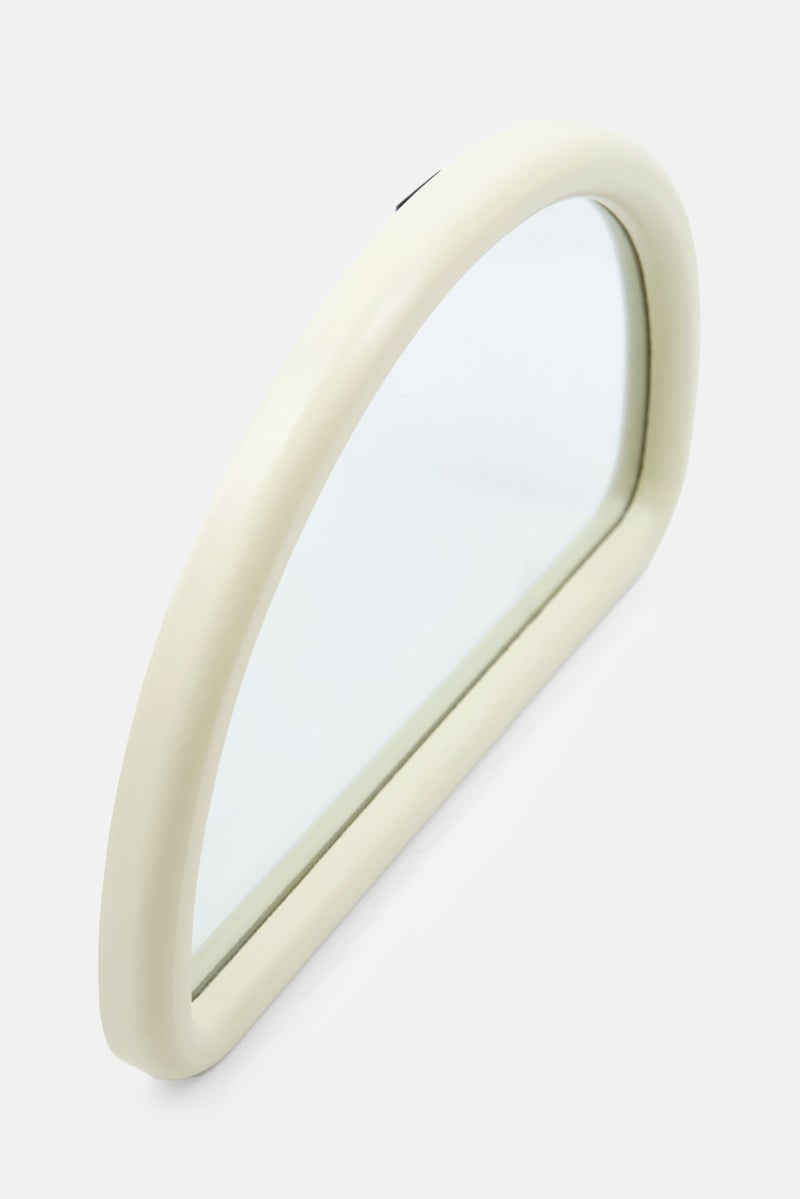 Muy Mucho Mirror 32 L x 21,5 H x 2 W cm, Cream - Image 2