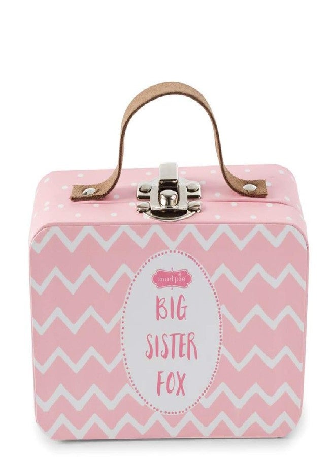 مد باي مجموعة ثعالب "أنا أخت كبيرة" من مود باي ميني، لون وردي، 4.5 بوصة × 3 بوصة × 1.5 بوصة، مجموعة من قطعتين - Image 4