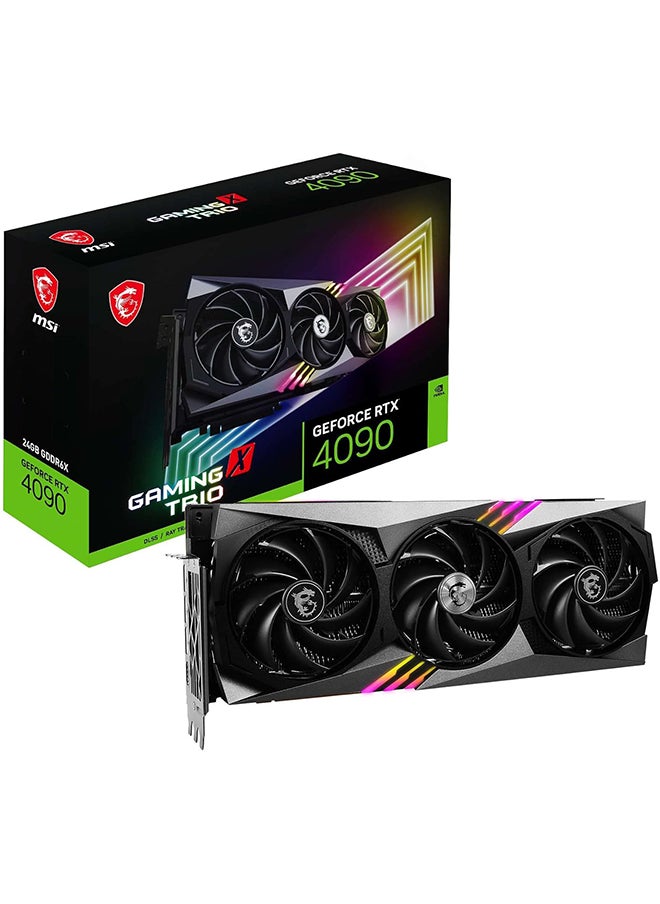Gaming GeForce RTX 4090 24GB GDRR6X 384-Bit HDMI/DP Nvlink Tri-Frozr 3 Ada Lovelace Architecture OC Graphics Card (RTX 4090 Gaming X Trio 24G) Black