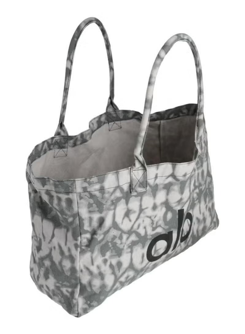 Alo Yoga Bag, Single-shoulder Canvas Bag for both Men and Women, Large-capacity Shopping bag, Sports and Fitness Bag - Gray - Image 4