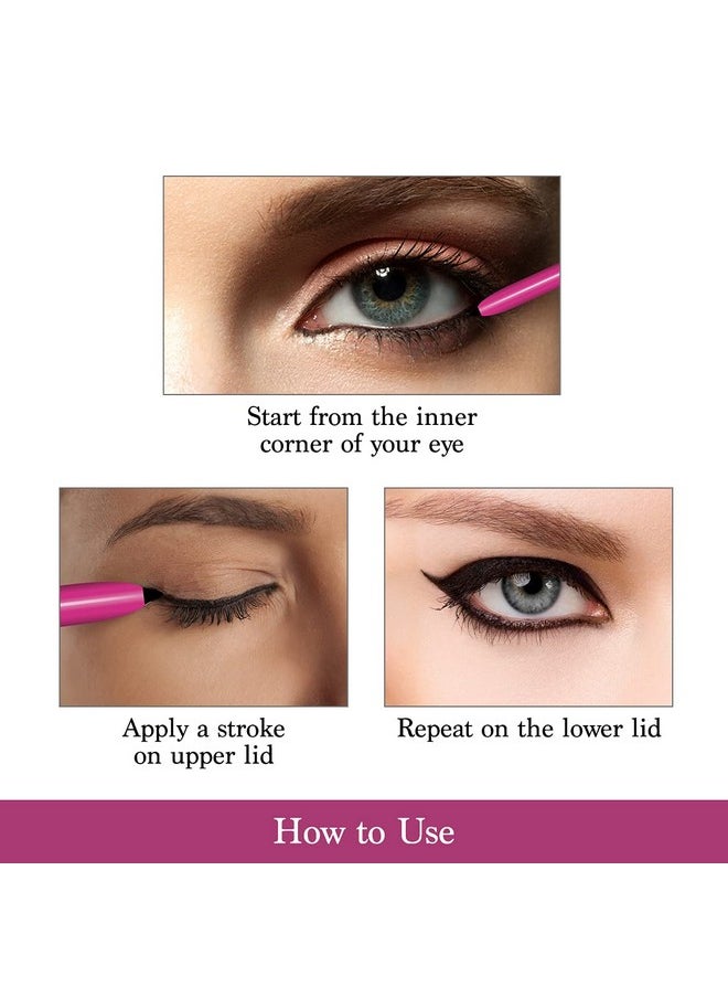 Lotus Makeup Color Kick Kajal Matte Finish Black 0.28G  - Image 5