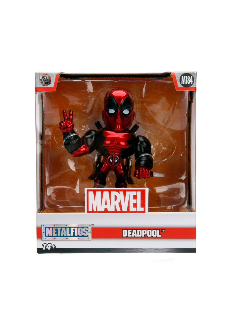 MARVEL - Jada - Marvel 4" Deadpool Figure - Image 1