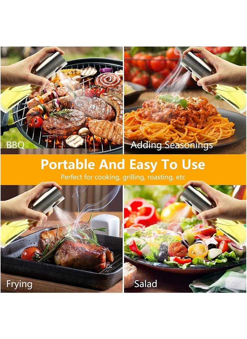 SKY-TOUCH - Oil Sprayer Dispenser Set Includes 1xOil Spray Bottle, 1xBottle Brush, 1xFunnelRor BBQ, Cooking, Salad 100ml - Image 1