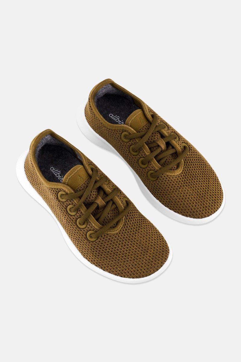 Allbirds Women Lace Up Casual Shoes, Olive - Image 4