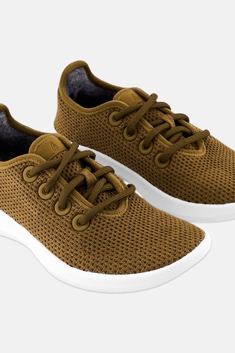 Allbirds Women Lace Up Casual Shoes, Olive - Image 3