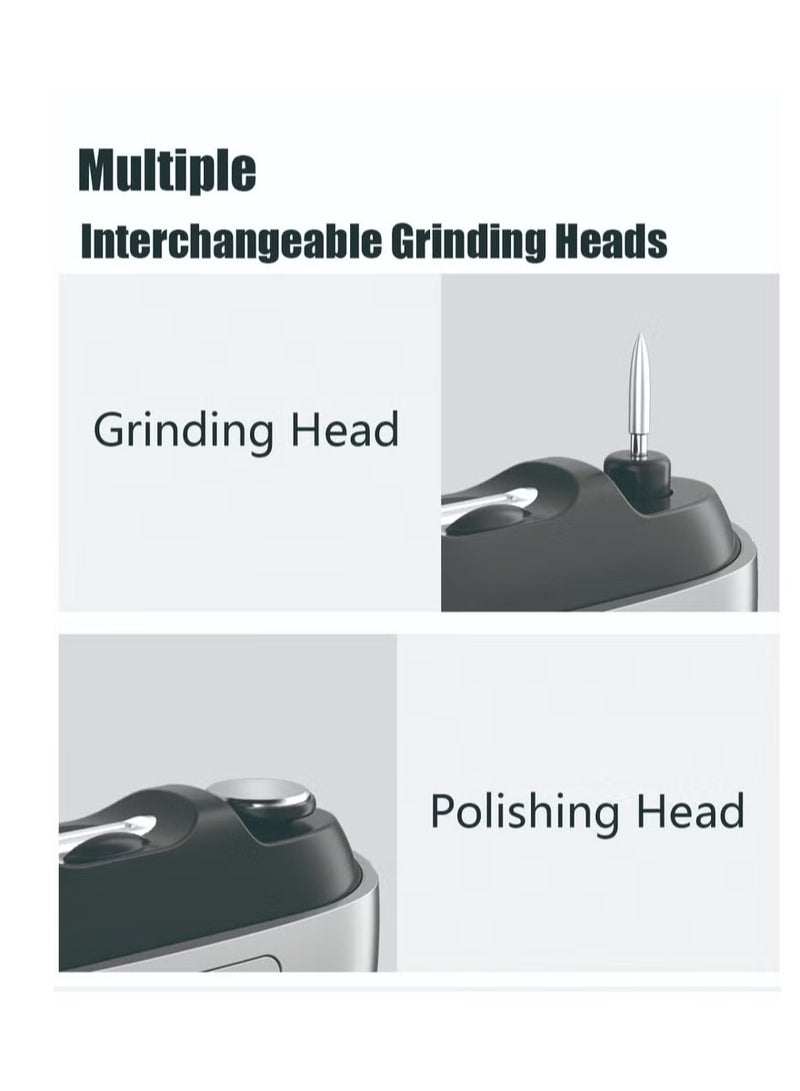 بلو فاير مبرد أظافر ذكي M13 للحيوانات الأليفة والبشر – هادئ قليل الاهتزاز، قابل للشحن 500mAh، شاحن Type-C، تصميم مريح وصغير للسفر، أداة آمنة لتقليم الأظافر للكلاب والقطط والأطفال والبالغين - Image 3