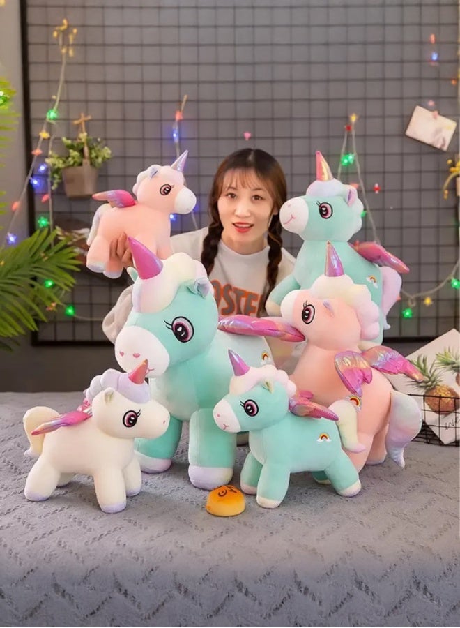 Cuddles Adorable Marshmallow Unicorn Plush Stuffed Animal Toy 20cm-Pink - Image 5