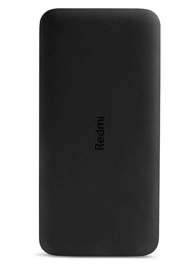 Xiaomi Redmi 10000 mAh Fast Charging Slim Power Bank (10W Charging, Dual Ports) Black - Image 1