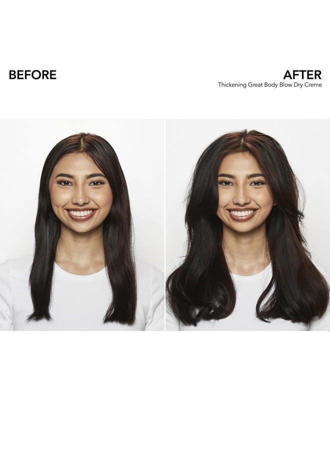 Bumble and Bumble . Thickening Great Body Volumizing Blow Dry Cream | Heat Protection | Volume Blowouts for Fine to Medium Hair | Wavy, Straight, 5 Fl Oz - Image 2