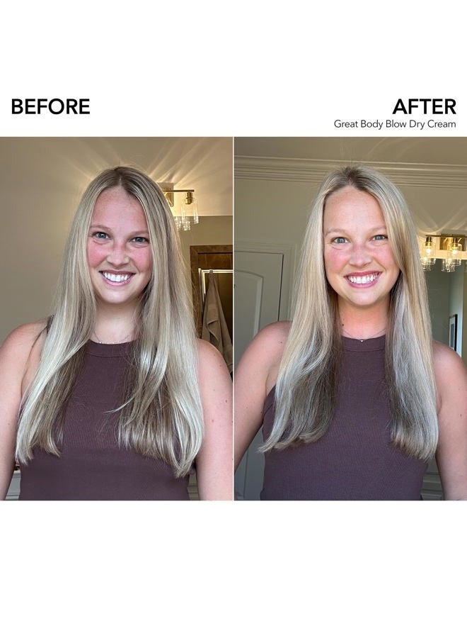 Bumble and Bumble . Thickening Great Body Volumizing Blow Dry Cream | Heat Protection | Volume Blowouts for Fine to Medium Hair | Wavy, Straight, 5 Fl Oz - Image 3