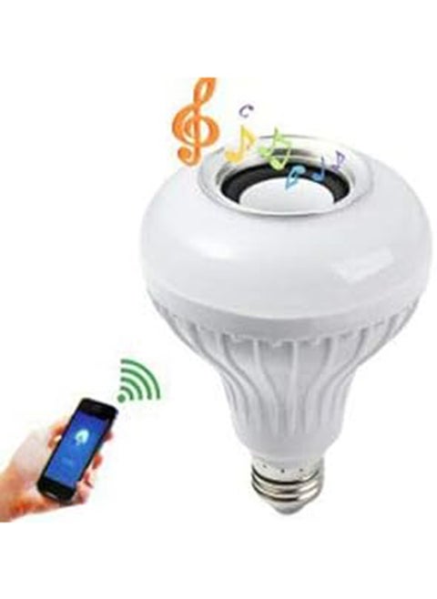 Bulb Shaped Bluetooth Speaker With Multicolor Lights