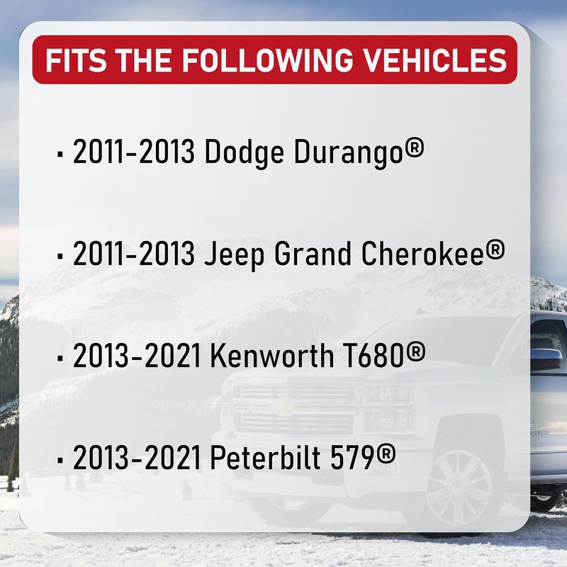 AA Ignition HVAC Air Blend Door Actuator Replacement by - Compatible with Dodge, Jeep, Kenworth, Peterbilt - 2011-2013 Durango, Grand Cherokee, T680, 579 - Replaces 604-045, 68079488AA, 68079488AB - Image 5