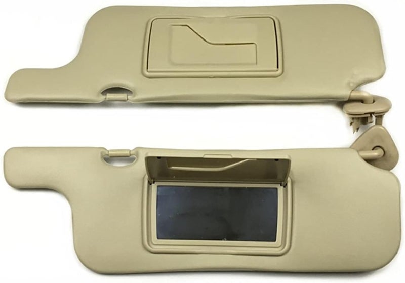 QASULER Beige Car Sun Visor Replacement for Toyota Corolla 2003-2012 - Image 1