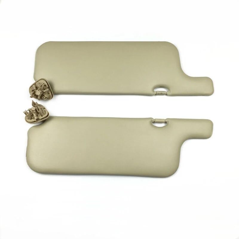 QASULER Beige Car Sun Visor Replacement for Toyota Corolla 2003-2012 - Image 3