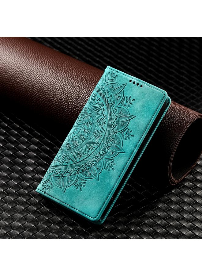 زبون جراب لهاتف Google Pixel 9 Pro XL مصنوع من الجلد المغناطيسي المنقوش بالطوطم - Image 2