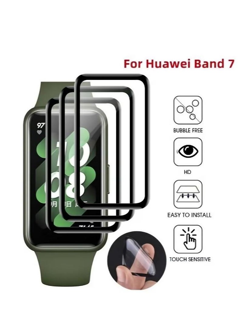 Generic 4 pcs PMMA 3D screen protector for Huawei Band 7  - Image 5