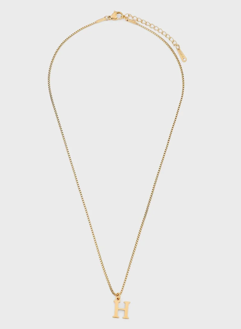 Petit Moments H-Letter Necklace