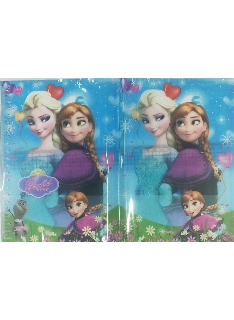 جلاد كشكول فاخر 20 قطعه ( أشكال كرتونية ) للمدارس - الوان مميزة لتجميل الشكل الخارجى - Image 3