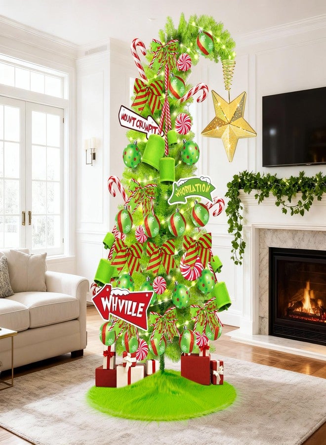KPCB Tech Christmas Bells for Decoration, Green Whimsical Bells Hanging Decoration Set of 3 - Image 3