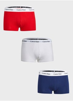 CALVIN KLEIN 3 Pack Logo Waist Trunks  - Image 1