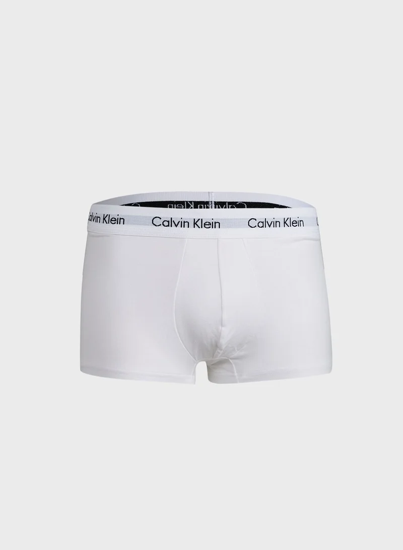 CALVIN KLEIN 3 Pack Logo Waist Trunks