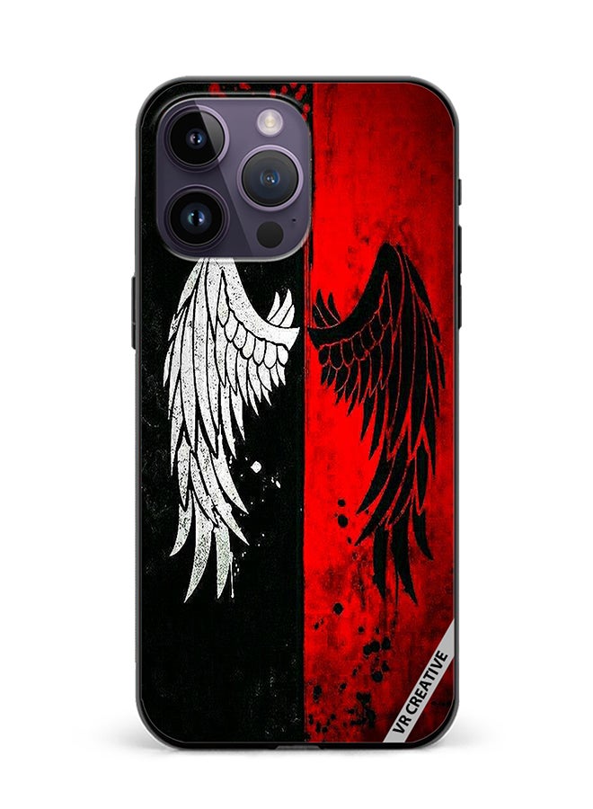 VR CREATIVE Protective Case Cover For Apple iPhone 15 Pro Wings Design Multicolour - Image 1