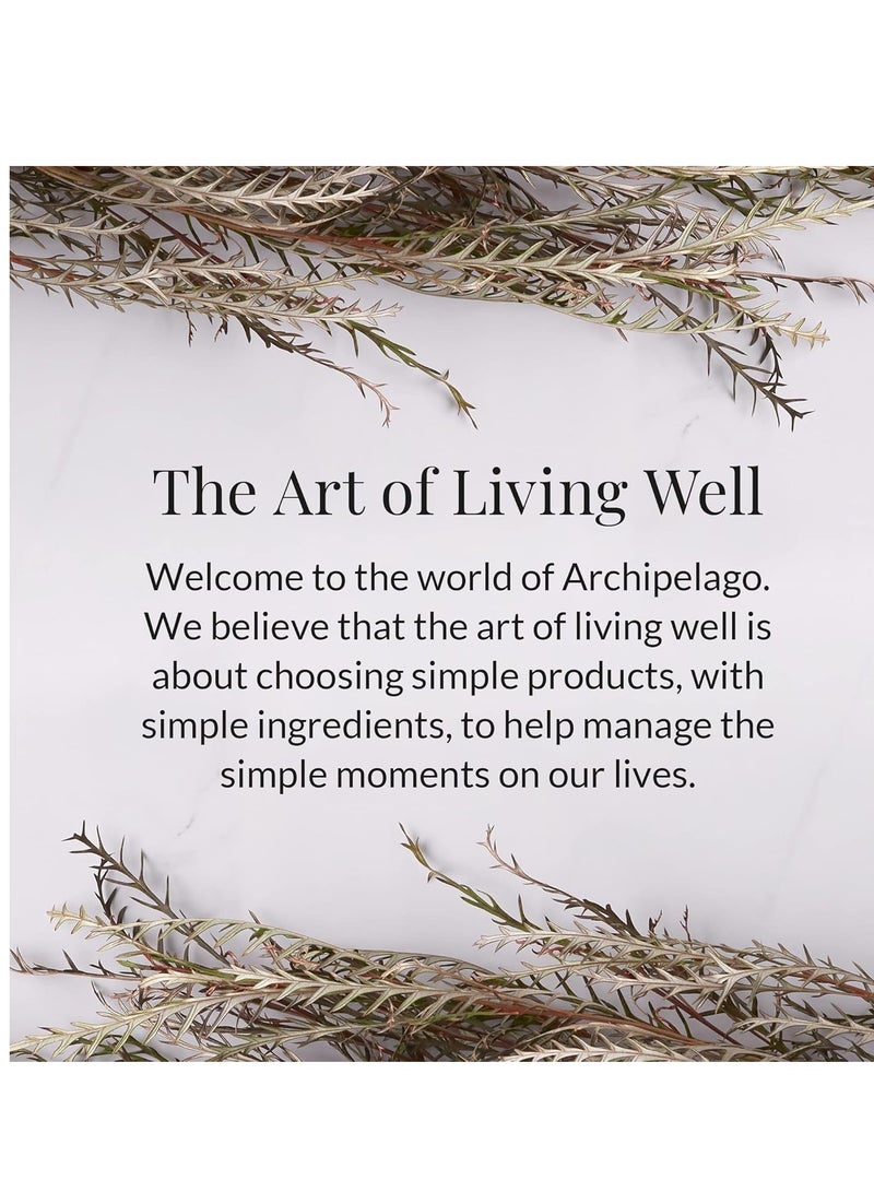 Archipelago Botanicals شمعة أرخبيل بوتانيكالز غابة سوداء بطباعة الحروف، خشب إيبوني داكن، رائحة دوغلاس فير والتوت الأسود، جرة مغطاة بجلد صناعي، مزيج شمع الصويا النقي، 100 ساعة احتراق، 13 أونصة - Image 4