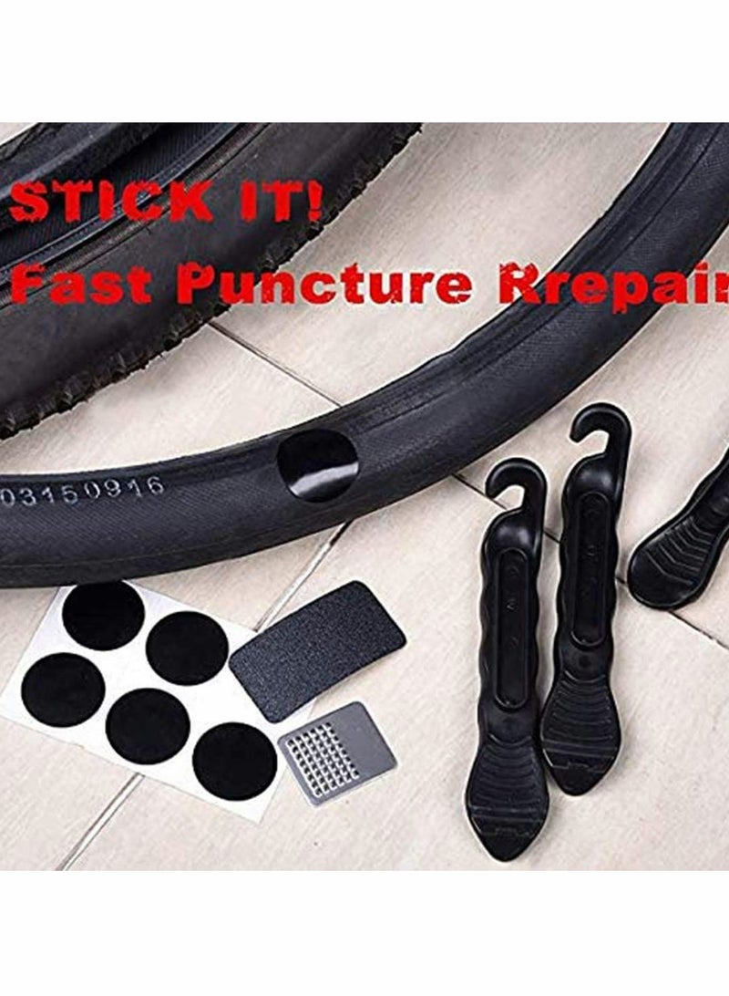 SOLARAE Bike Puncture Repair kit Self Adhesive Glueless Patches Tire Patch for Mountain Road Tube Tyre - Image 4