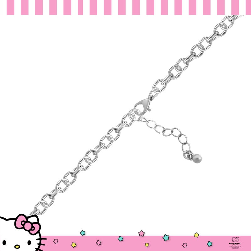 Hello Kitty Sanrio Charm Bracelet 6.5" + 1" - Plated Bracelet Official License Jewelry - Image 4