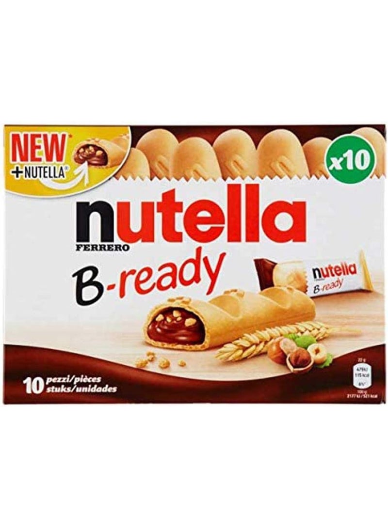 Nutella Ferrero B-Ready Chocolate Bar - 10 x 22 Gram - Image 1
