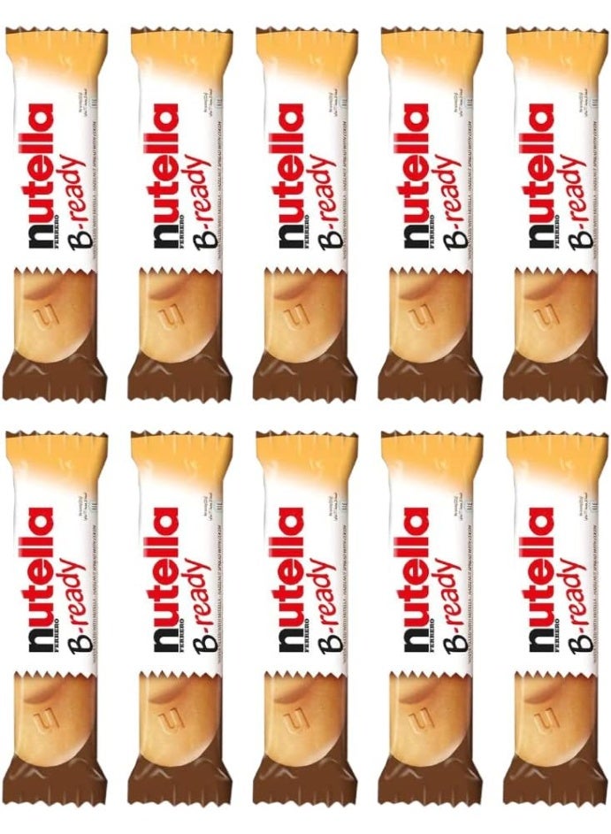 Nutella Ferrero B-Ready Chocolate Bar - 10 x 22 Gram - Image 3