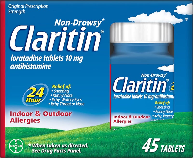 Claritin أقراص كلاريتين للحساسية 24 ساعة 10 ملغ 45 حبة - Image 1