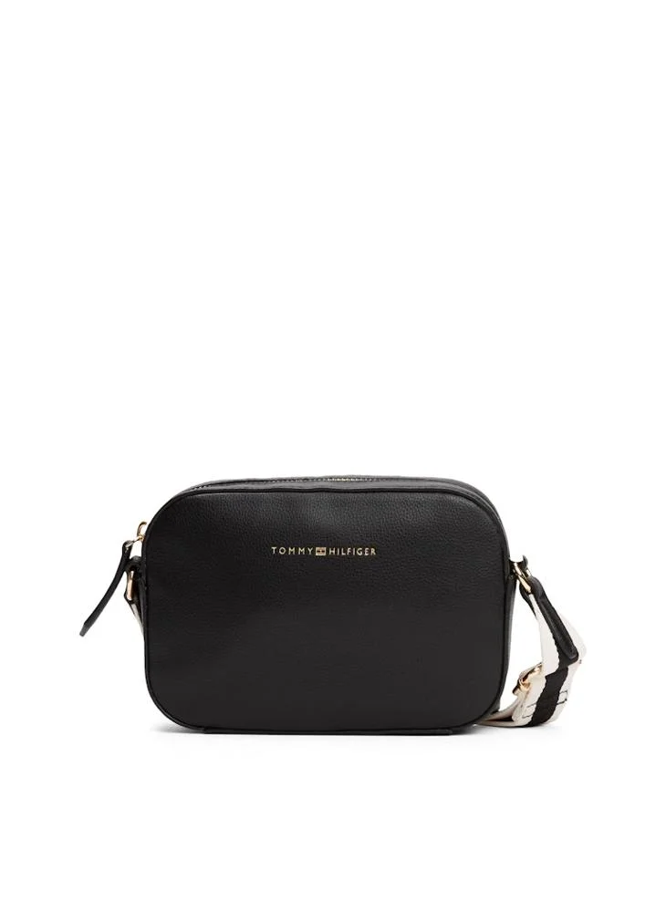 TOMMY HILFIGER Logo Detailed Zip Through Camera Bag