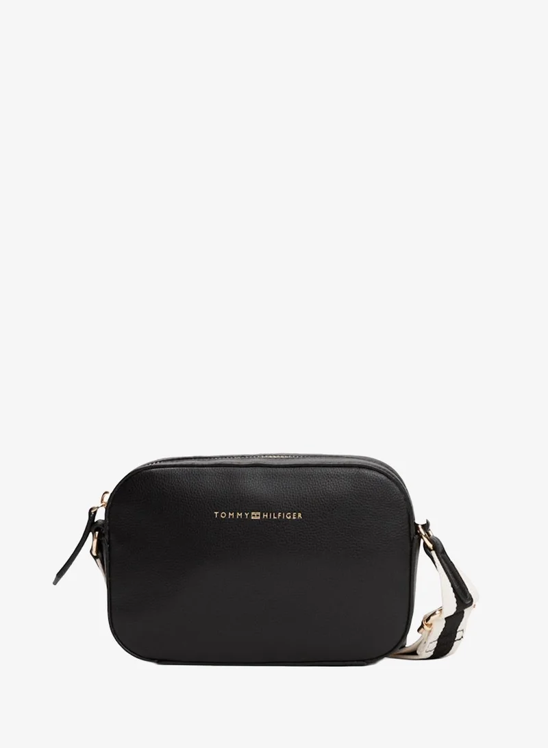 Logo Detailed Zip Through Camera Bag