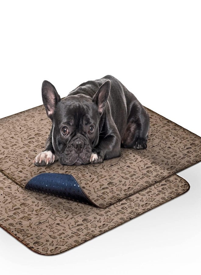Paw Inspired Washable Pee Pads for Dogs | Reusable Puppy Pads | Waterproof Whelping Pads | Washable Training Pet Pads, Washable Potty Pads Extra Large Sizes (Classic, 32x30" - pattern (2 pack)) - Image 1